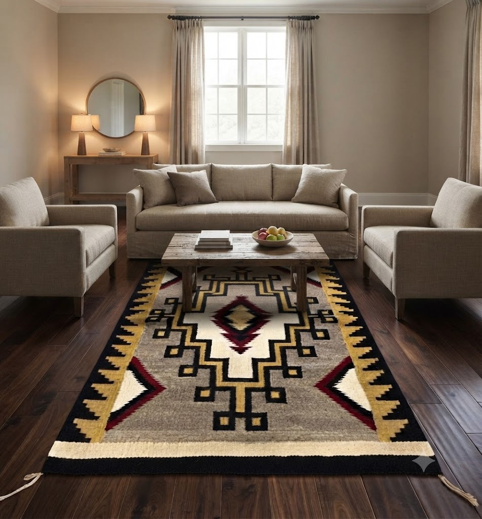 Rectangle Handmade Southwestern Rug Vintage Moroccan Kilim Rug Custom Sizes for Indoor & Outdoor Carpet