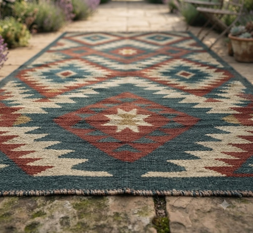 Washable Rugs Living Room, All Size Kitchen Rugs Non Slip, Soft Short Pile Vintage Rugs for Bedroom, Moroccan Rug for Hallway, Bedroom, and Kitchen, Red | Retro Moroccan Style