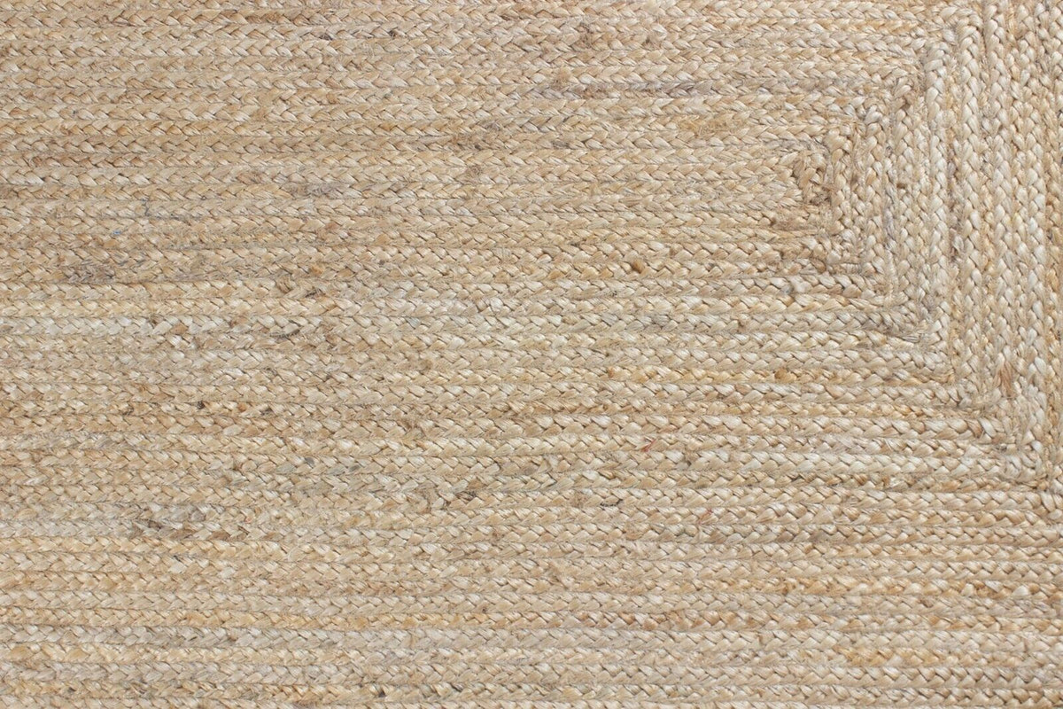 Rectangle Natural Jute Area Rug Hand Woven Braided Farmhouse Carpet Rag Rug for Kitchen Living Room and Bedroom Sisal Area Rug