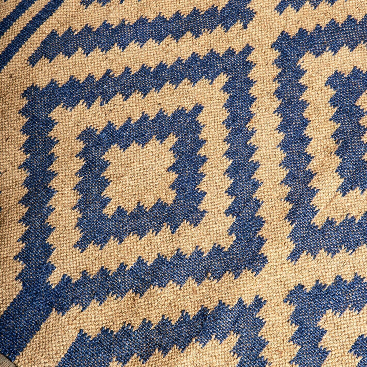 Handmade Rectangle Kilim WoolBoho Rustic Look Durable Area Carpet Jute Rug Farmhouse Mats