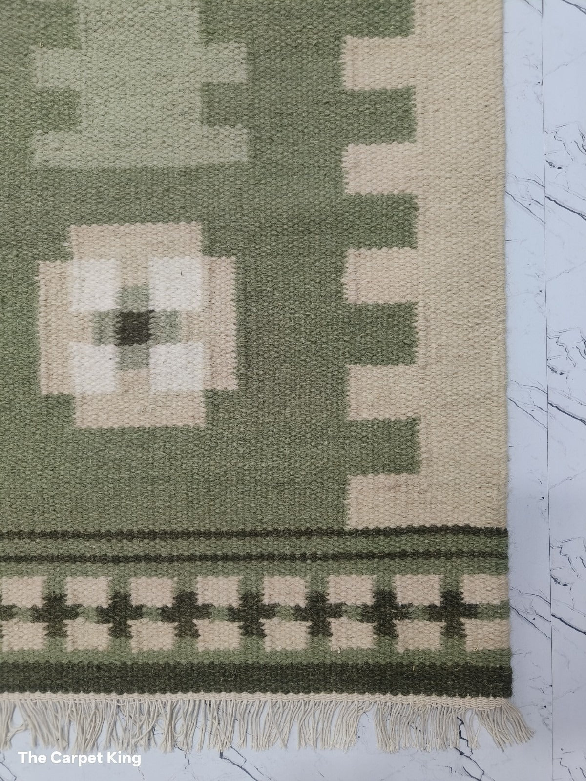 Handmade Kilim Wool Durable Rustic Look Farmhouse Jute Rug -Boho Mats Boho Area Rectangle Carpet
