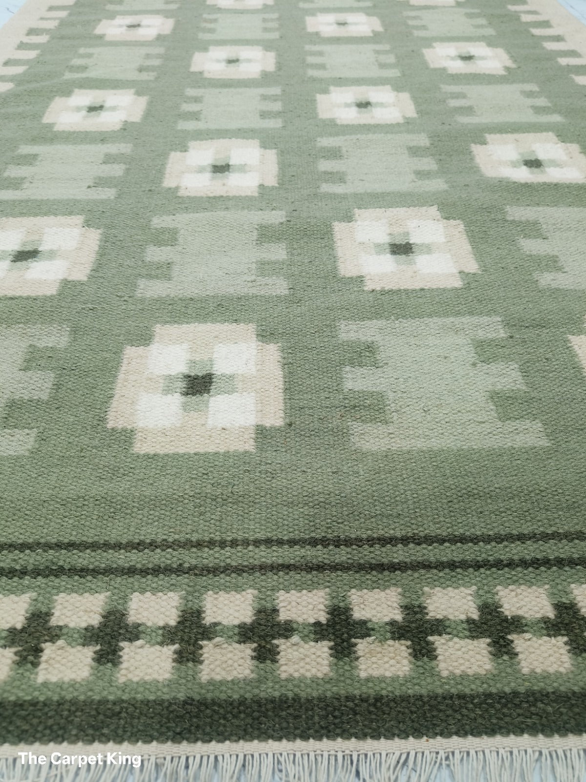 Handmade Kilim Wool Durable Rustic Look Farmhouse Jute Rug -Boho Mats Boho Area Rectangle Carpet