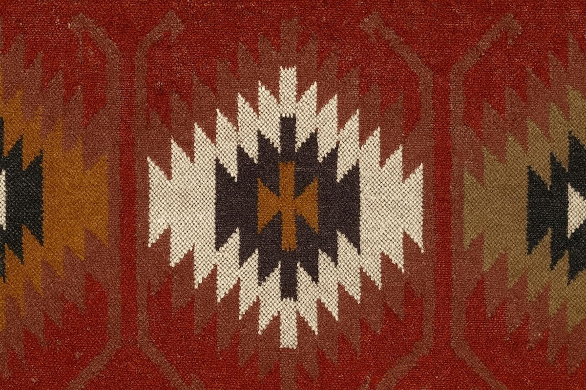 Multicolor Handmade Kilim Wool Durable Rustic Look Farmhouse Jute Rug -Boho Mats Boho Area Rectangle Carpet