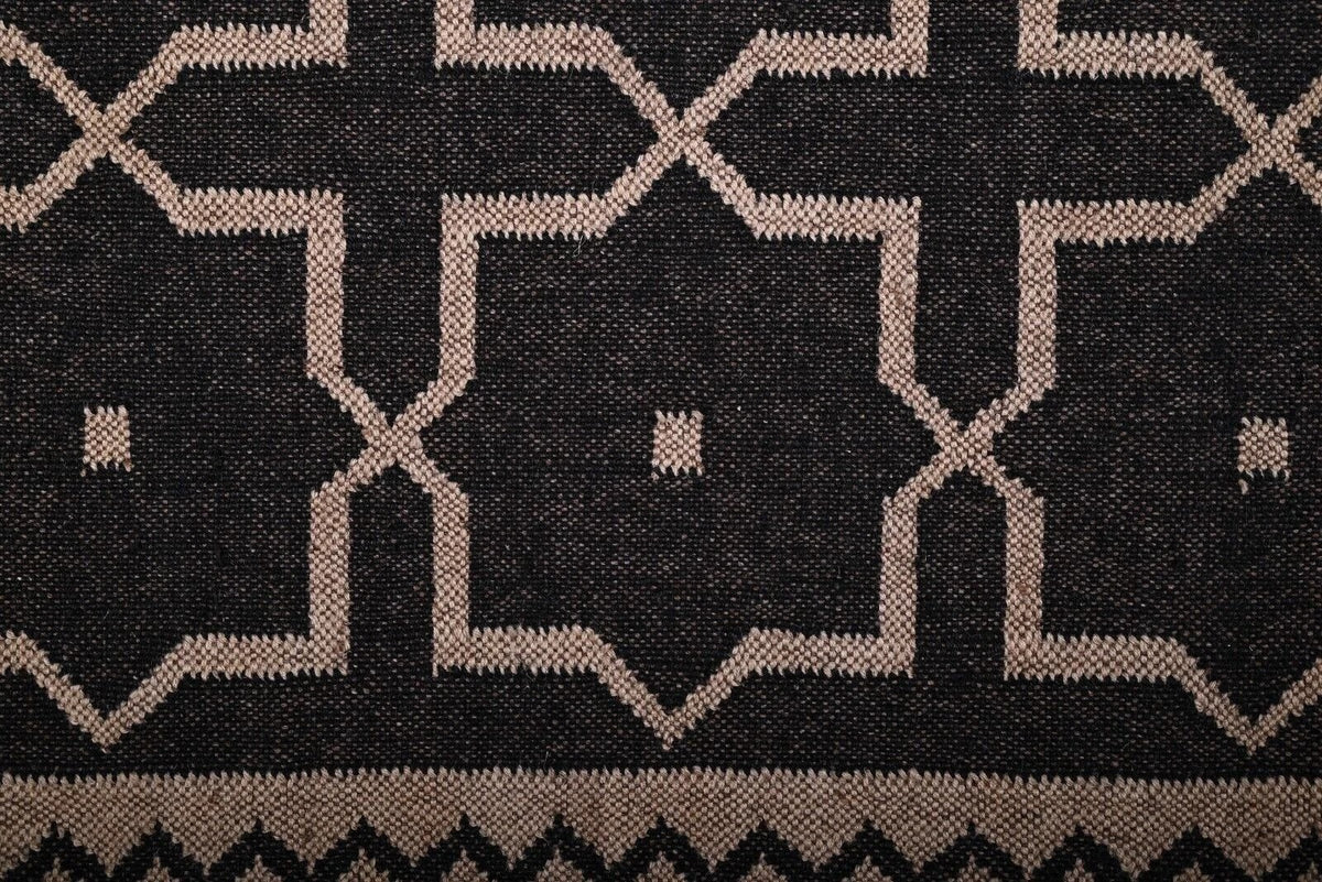 Multicolor Handmade Kilim Wool Durable Rustic Look Farmhouse Jute Rug -Boho Mats Boho Area Rectangle Carpet Brown