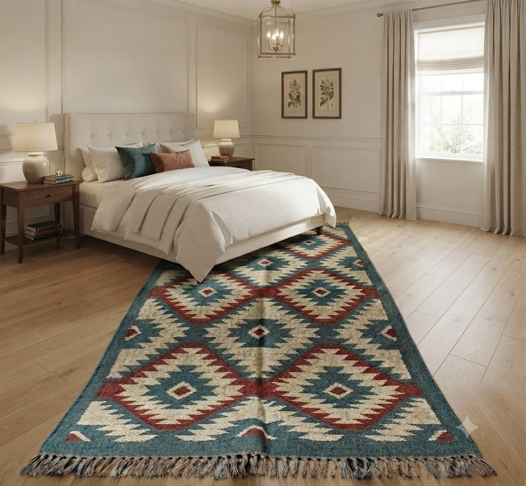 Washable Rugs Living Room, All Size Kitchen Rugs Non Slip, Soft Short Pile Vintage Rugs for Bedroom, Moroccan Rug for Hallway, Bedroom, and Kitchen, Red | Retro Moroccan Style